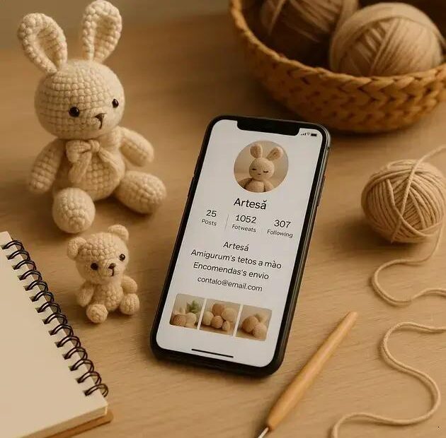 Como Criar Um Perfil de Artesã no Instagram Para Vender Amigurumis