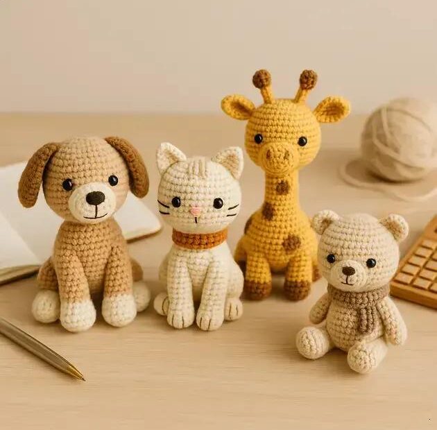 Amigurumi de Animais: Os 7 Modelos Mais Vendidos e Como Precificá-los