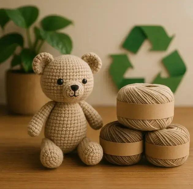 Amigurumi Eco-Friendly: Usando Fios Reciclados para Peças Duráveis e Conscientes
