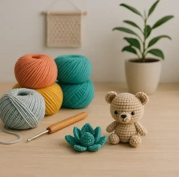 Amigurumi Mindfulness: Sessão Guiada de Crochê para Relaxar a Mente