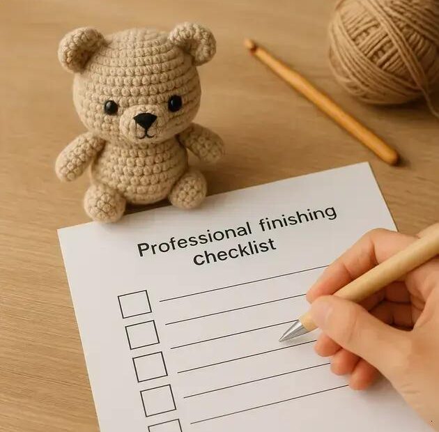 Checklist de Acabamento Profissional: Revisão Final Antes de Entregar o Amigurumi