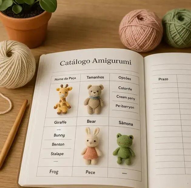 Como Montar um Catálogo de Produtos: Nome da Peça, Tamanhos, Opções e Prazo