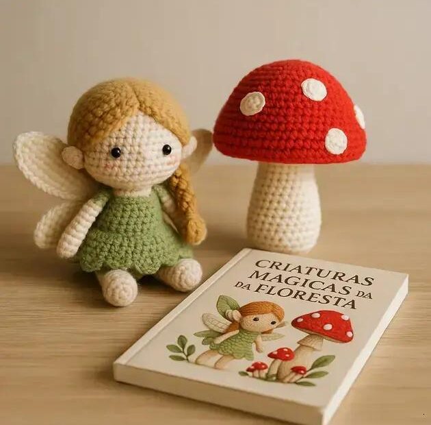 Criaturas Mágicas da Floresta: Fadinhas e Cogumelos Encantados Passo a Passo