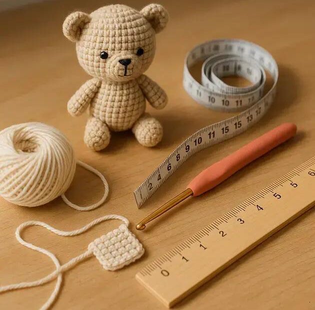 Tamanho do Amigurumi: Como Controlar Medidas Com Agulha, Linha e Pontos